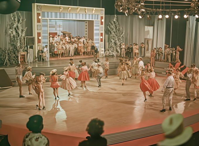 Lively Vintage Dance Scene