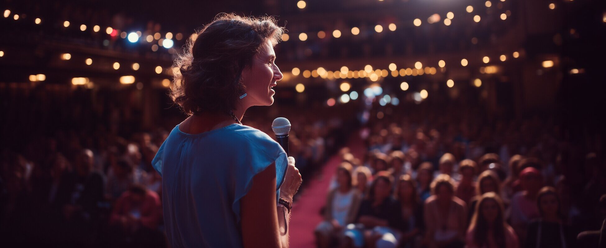 Speaker on Stage Speaker on Stage