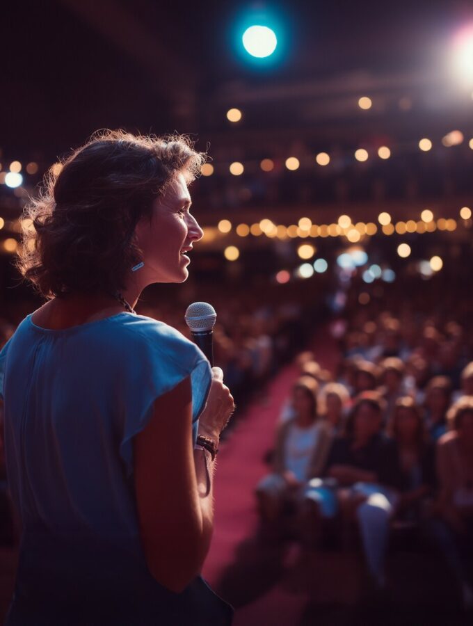 Speaker on Stage Speaker on Stage